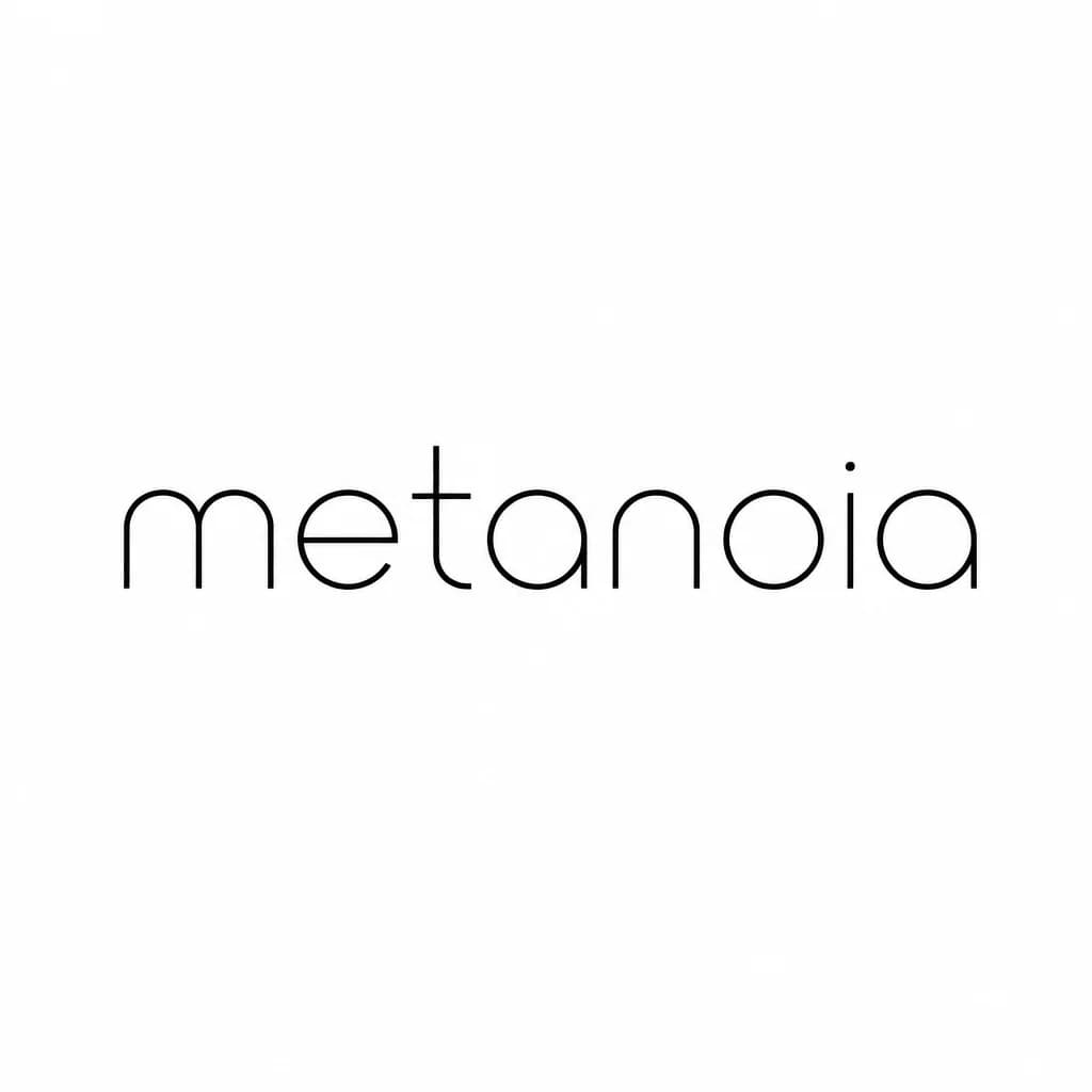 Font: metanoia (minimalist thin sans-serif)