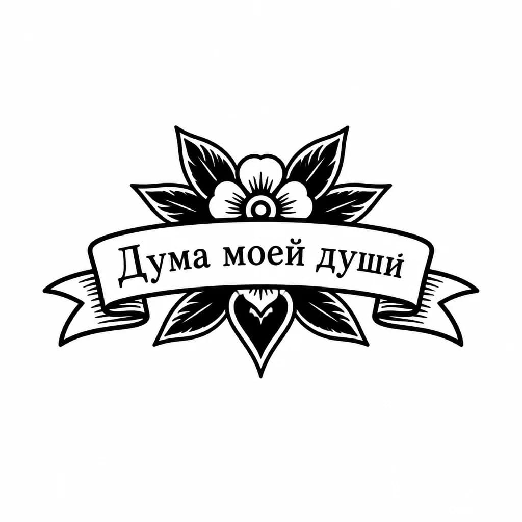 Тату эскиз: Я с подругой хочу сделать парные тату надписи, Хочу чтобы эти надписи были небольшие но они были со смыслом глубоким для нас Сделай фразу более красивой