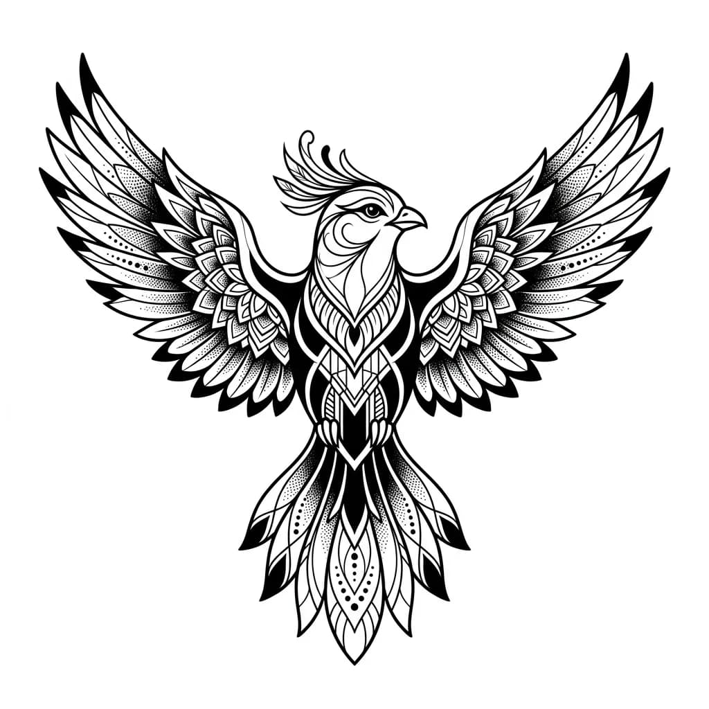 Тату maori / polynesian на ноге