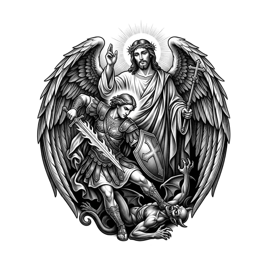 архангел михаил и иисус