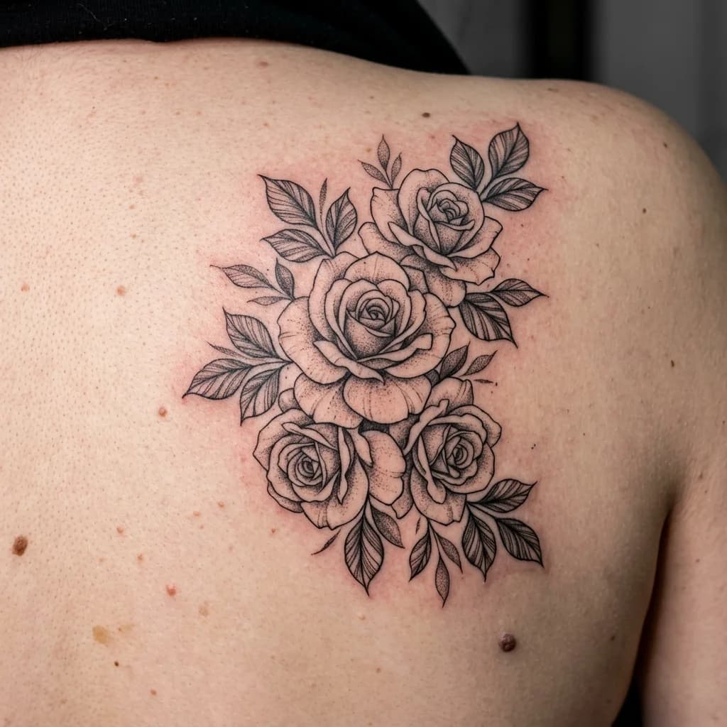 Cover-up: Розы и лисья не цаетные (floral)