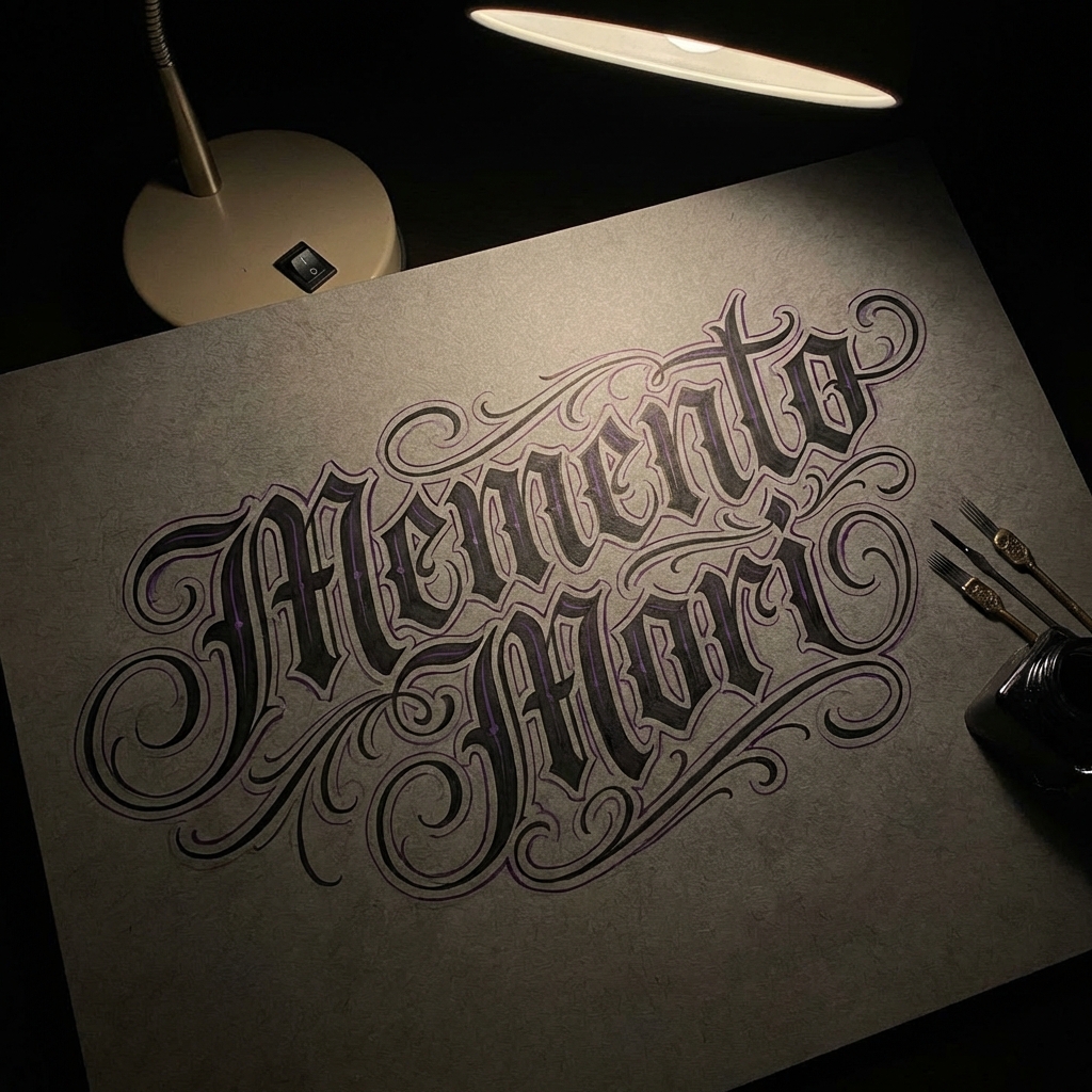 Пример эскиза тату