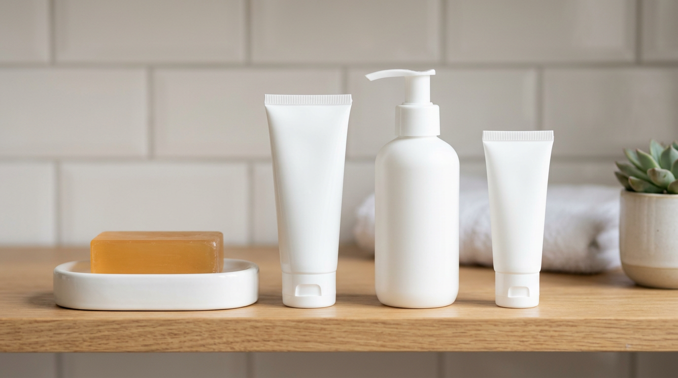 Средства для ухода за свежей тату: антибактериальное мыло, заживляющий крем, увлажняющий лосьон