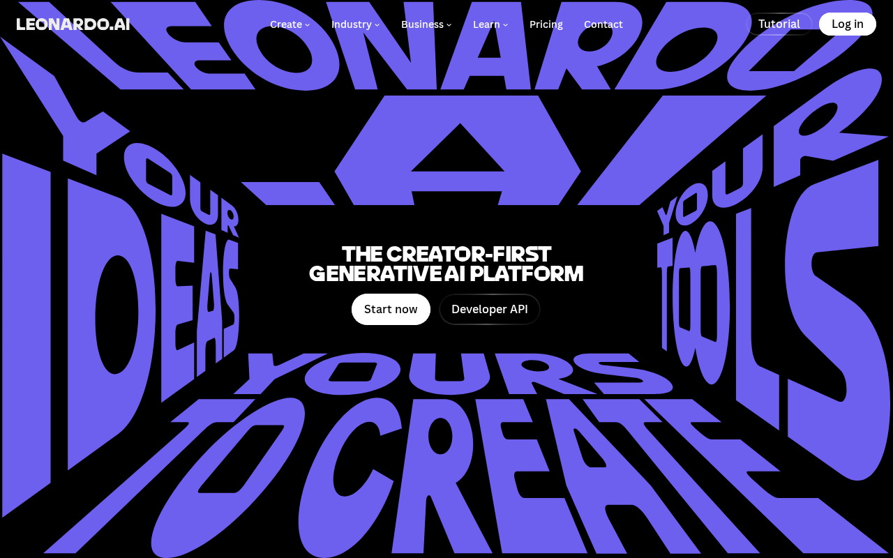 Leonardo AI — генеративная AI-платформа для дизайнеров