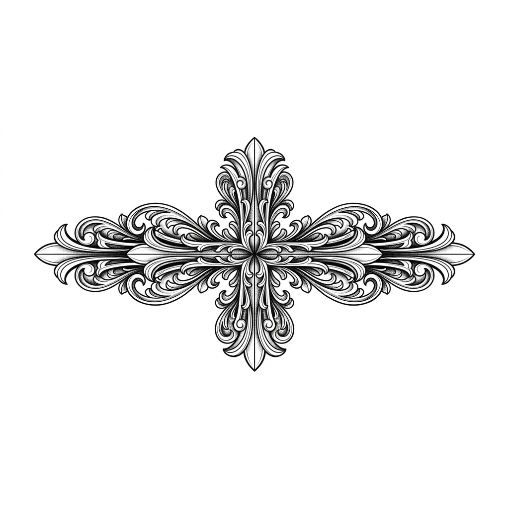  крест chrome hearts 