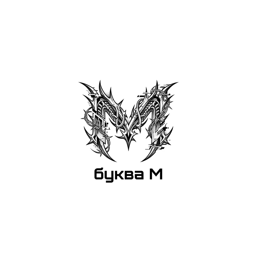 буква M 