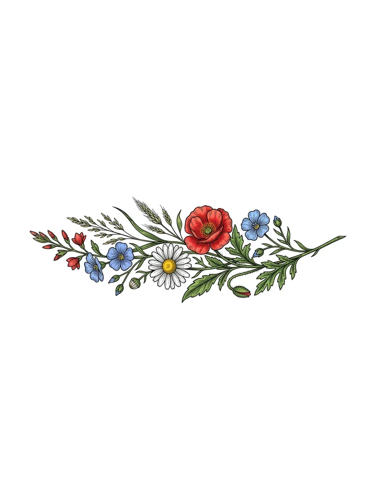 Полевые цветы 