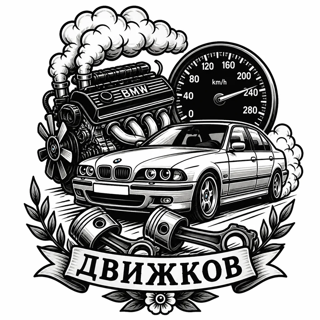 Хочу дымящийся двигатель, рядом с ним едет старая БМВ е39, рядом лежащие поршни, спидометр который указывает на скорость 240 км/ч, и на общем плане надпись УБИЙЦА ДВИЖКОВ