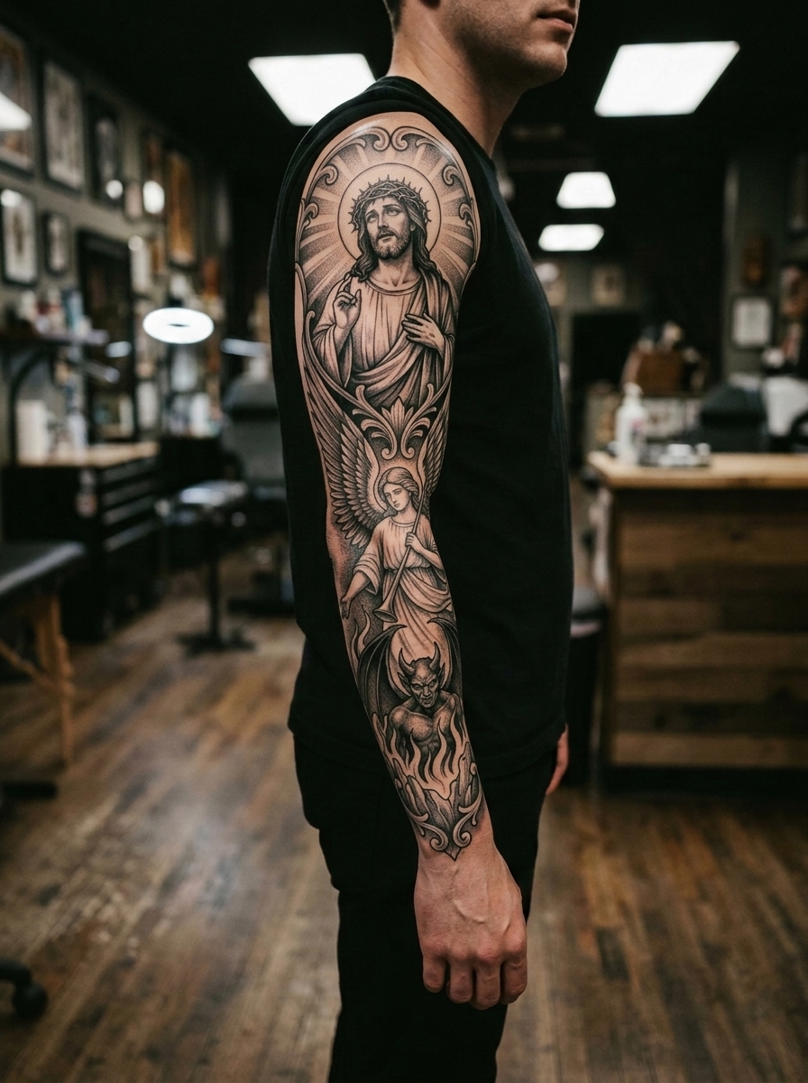 Tryon: sleeve