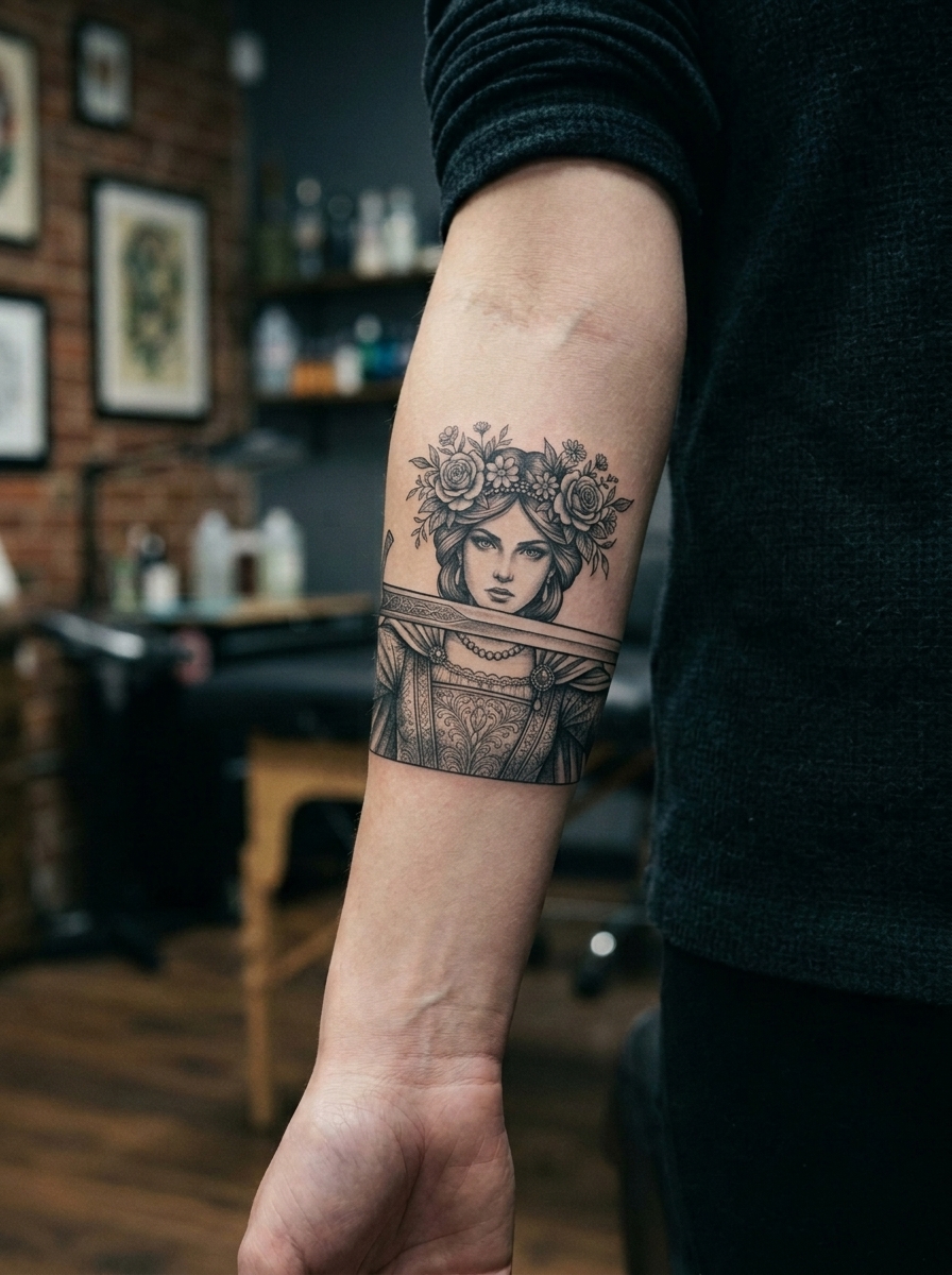 Tryon: forearm