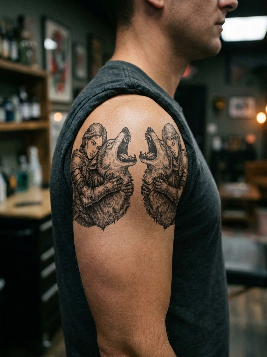 Tryon: shoulder