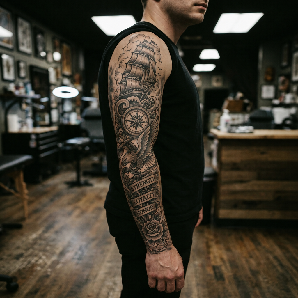 Tryon: sleeve