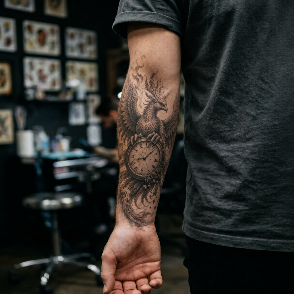 Tryon: forearm